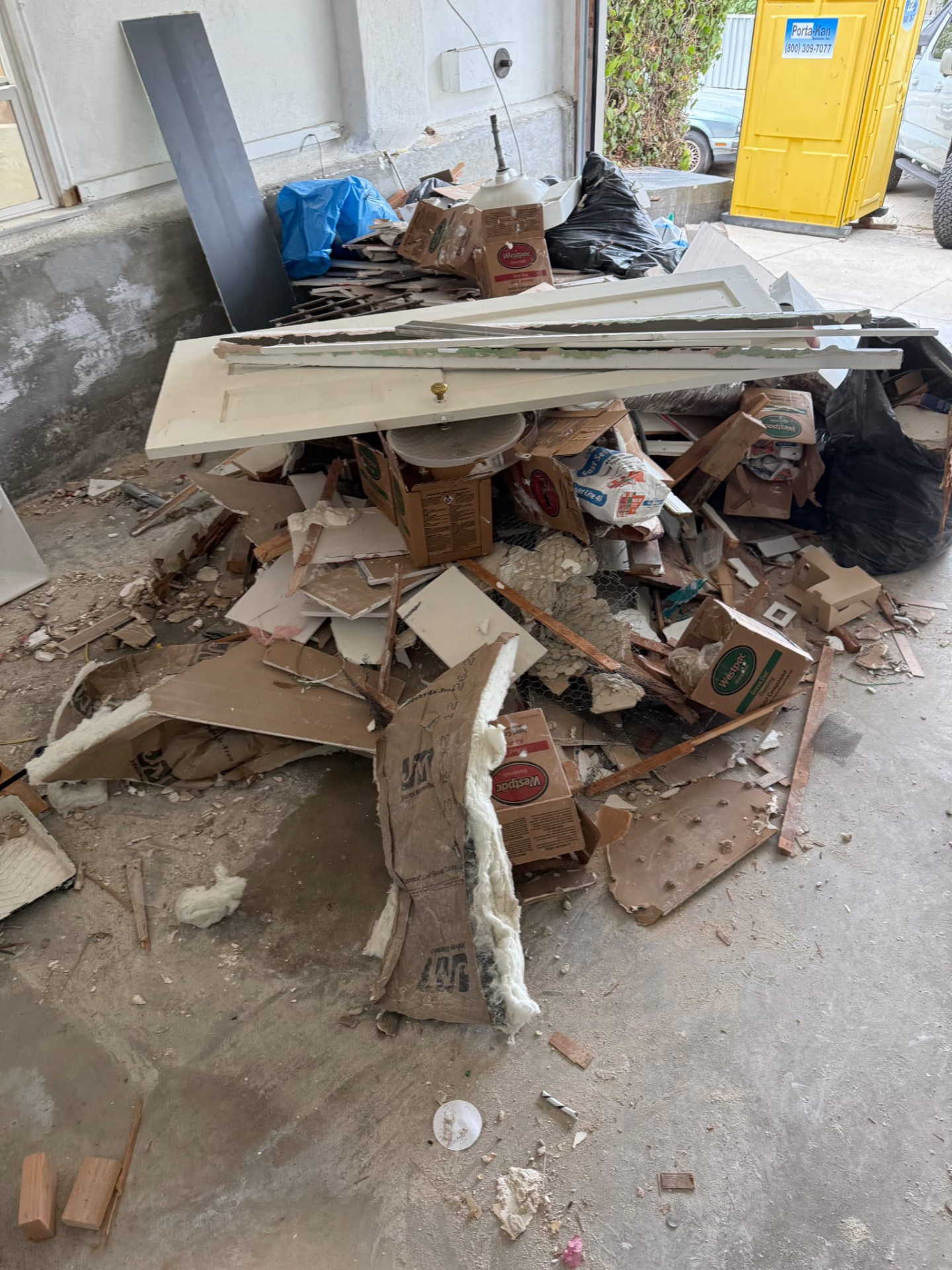 Job photo: Garage cleanout after a full remodel